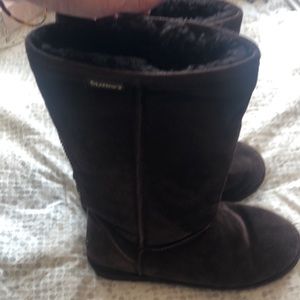 BearPaw Women’s Tall  Sheepskin Lined Boot